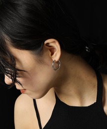 【ORLEAN】 シンプルフープピアス 太さ2.5mm