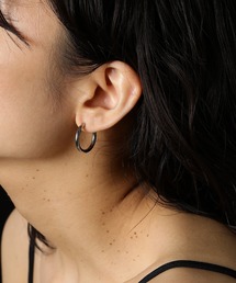 【ORLEAN】 シンプルフープピアス 太さ2.5mm