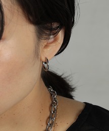 【ORLEAN】 シンプルフープピアス 太さ2.5mm