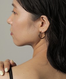 【ORLEAN】 シンプルフープピアス 太さ2.5mm