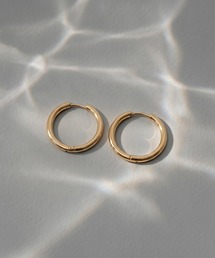 【ORLEAN】 シンプルフープピアス 太さ2.5mm