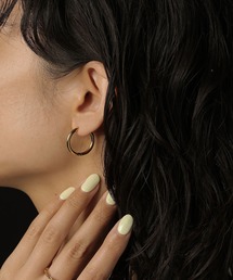 【ORLEAN】 シンプルフープピアス 太さ2.5mm