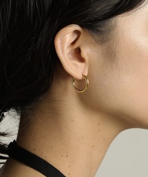 【ORLEAN】 シンプルフープピアス 太さ2.5mm