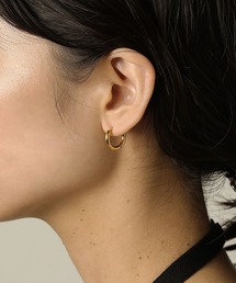 【ORLEAN】 シンプルフープピアス 太さ2.5mm