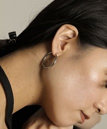 【ORLEAN】 シンプルフープピアス 太さ2.5mm