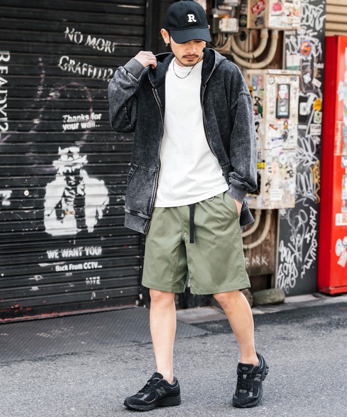 Rocky Monroe(ロッキーモンロー)の「ナチュラルストレッチツイルクライミングショートパンツ(その他パンツ・メンズ・ブラウン/グリーン/レッド/ベージュ/ネイビー/ブルー/グレー/オフホワイト/ブルーグレー/ブラック/カーキ・M/L/XL)」の21枚目の写真
