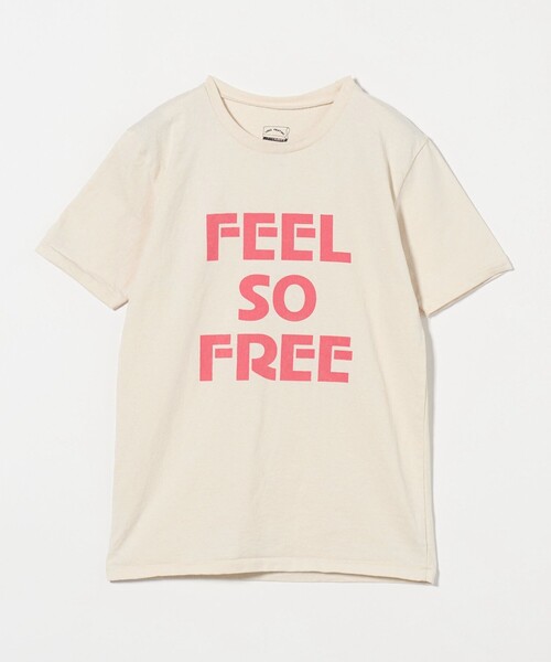 tシャツ 「別注」「MIXTA」FEEL FREE Tシャツ NATURAL レディース 別注】＜MIXTA＞FEEL FREE Tシャツ NATURAL（Tシャツ/カットソー