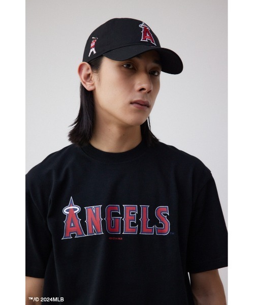 AZUL by moussy（アズールバイマウジー）の「NEWERA×MLB×SBC エンゼルスキャップ（キャップ・メンズ・ブラック・FREE）」の4枚目の写真