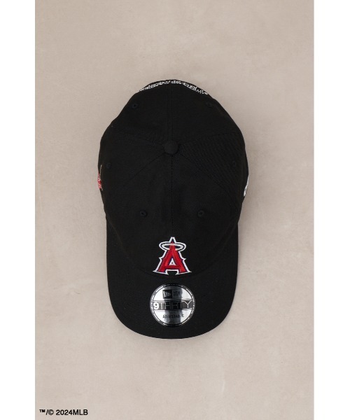 AZUL by moussy（アズールバイマウジー）の「NEWERA×MLB×SBC エンゼルスキャップ（キャップ・メンズ・ブラック・FREE）」の9枚目の写真