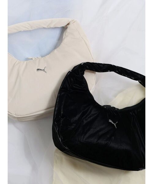 PUMA（プーマ）の「【PUMA】 UP HOBO バッグ（ハンドバッグ・レディース・ホワイト/ブラック・FREE）」の4枚目の写真