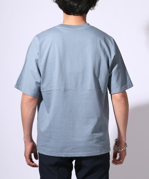 LUXSTYLE(ラグスタイル)の「ヘビーウェイト無地半袖Tシャツ(Tシャツ/カットソー・メンズ・ホワイト/ブラック/チャコールグレー/ブルー・M/L/XL)」の5枚目の写真