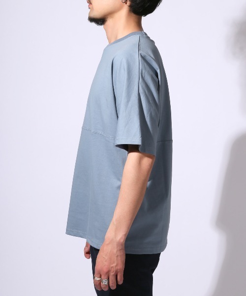 LUXSTYLE(ラグスタイル)の「ヘビーウェイト無地半袖Tシャツ(Tシャツ/カットソー・メンズ・ホワイト/ブラック/チャコールグレー/ブルー・M/L/XL)」の6枚目の写真