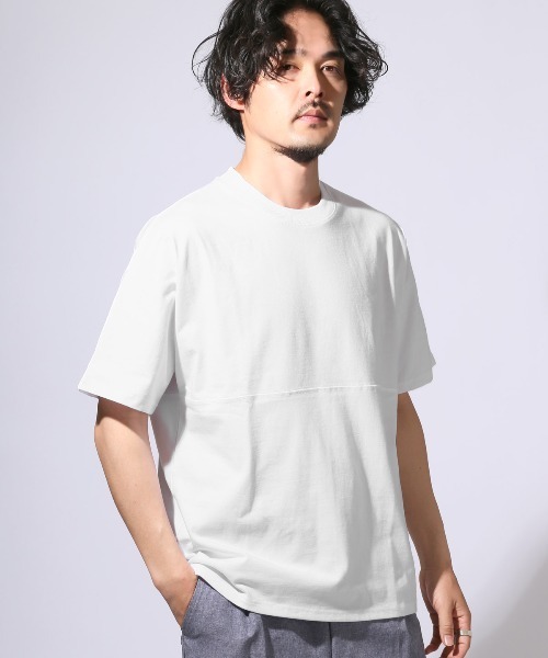 LUXSTYLE(ラグスタイル)の「ヘビーウェイト無地半袖Tシャツ(Tシャツ/カットソー・メンズ・ホワイト/ブラック/チャコールグレー/ブルー・M/L/XL)」の7枚目の写真