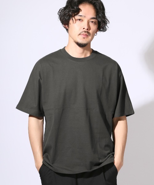 LUXSTYLE(ラグスタイル)の「ヘビーウェイト無地半袖Tシャツ(Tシャツ/カットソー・メンズ・ホワイト/ブラック/チャコールグレー/ブルー・M/L/XL)」の11枚目の写真