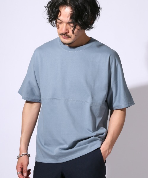 LUXSTYLE(ラグスタイル)の「ヘビーウェイト無地半袖Tシャツ(Tシャツ/カットソー・メンズ・ホワイト/ブラック/チャコールグレー/ブルー・M/L/XL)」の13枚目の写真