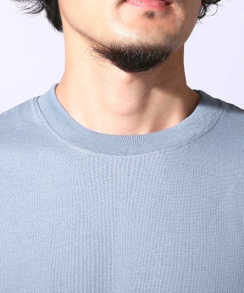 LUXSTYLE(ラグスタイル)の「ヘビーウェイト無地半袖Tシャツ(Tシャツ/カットソー・メンズ・ホワイト/ブラック/チャコールグレー/ブルー・M/L/XL)」の15枚目の写真