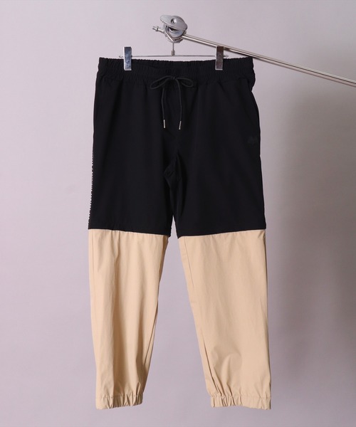 LUXE/R GOLF（ラグジュ ゴルフ）の「(RM)【LUXE/R GOLF】2レイヤー バイカラー ブルゾン+パンツ[肘・膝部分取り外し可能]（ナイロンジャケット・メンズ・ブラック×グレー/ブラック×ベージュ・L/XL/M）」の21枚目の写真