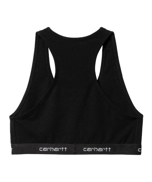 Carhartt WIP（カーハートダブリューアイピー）の「Carhartt WIP W' SCRIPT RACER TANK（カーハートワークインプログレス ウィメンズ スクリプト レーサー タンク）（Tシャツ/カットソー・レディース・ホワイト/ブラック・X-SMALL/SMALL/MEDIUM）」の4枚目の写真