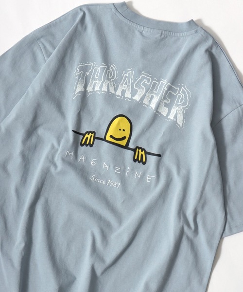 THRASHER(スラッシャー)の「THRASHER(スラッシャー)ブランドロゴバックプリントTシャツ メンズ レディース ユニセックス(Tシャツ/カットソー・メンズ・ホワイト/ホワイト系その他/ブラック/ブラック系その他2/アッシュグレー/ブラック系その他/ホワイト系その他2/ブラック系その他3/グリーン系その他/ブルー系その他/ブラック系その他4/ホワイト系その他3/グリーン/グリーン系その他2/ブルー系その他2/ブラック系その他5/ホワイト系その他4/ブルー・M/L)」の17枚目の写真