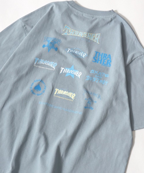 THRASHER(スラッシャー)の「THRASHER(スラッシャー)ブランドロゴバックプリントTシャツ メンズ レディース ユニセックス(Tシャツ/カットソー・メンズ・ホワイト/ホワイト系その他/ブラック/ブラック系その他2/アッシュグレー/ブラック系その他/ホワイト系その他2/ブラック系その他3/グリーン系その他/ブルー系その他/ブラック系その他4/ホワイト系その他3/グリーン/グリーン系その他2/ブルー系その他2/ブラック系その他5/ホワイト系その他4/ブルー・M/L)」の16枚目の写真