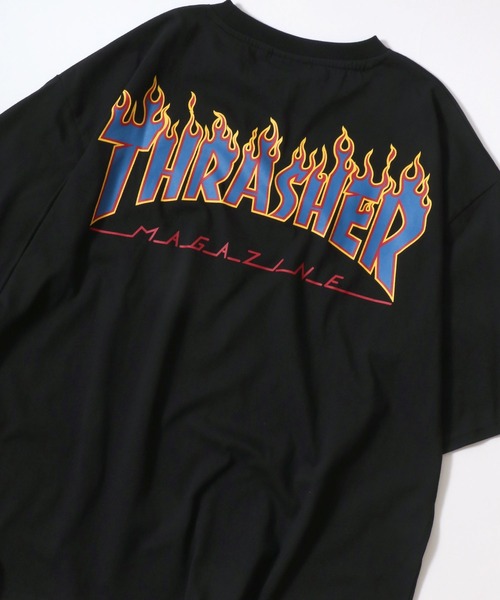 THRASHER(スラッシャー)の「THRASHER(スラッシャー)ブランドロゴバックプリントTシャツ メンズ レディース ユニセックス(Tシャツ/カットソー・メンズ・ホワイト/ホワイト系その他/ブラック/ブラック系その他2/アッシュグレー/ブラック系その他/ホワイト系その他2/ブラック系その他3/グリーン系その他/ブルー系その他/ブラック系その他4/ホワイト系その他3/グリーン/グリーン系その他2/ブルー系その他2/ブラック系その他5/ホワイト系その他4/ブルー・M/L)」の8枚目の写真