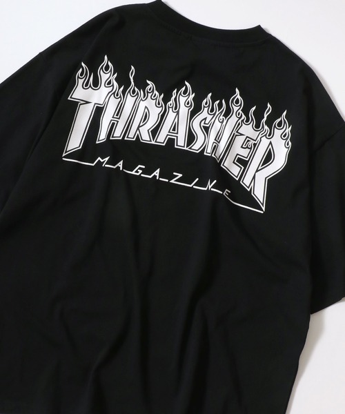 THRASHER(スラッシャー)の「THRASHER(スラッシャー)ブランドロゴバックプリントTシャツ メンズ レディース ユニセックス(Tシャツ/カットソー・メンズ・ホワイト/ホワイト系その他/ブラック/ブラック系その他2/アッシュグレー/ブラック系その他/ホワイト系その他2/ブラック系その他3/グリーン系その他/ブルー系その他/ブラック系その他4/ホワイト系その他3/グリーン/グリーン系その他2/ブルー系その他2/ブラック系その他5/ホワイト系その他4/ブルー・M/L)」の9枚目の写真