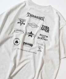 THRASHER(スラッシャー)ブランドロゴバックプリントTシャツ メンズ レディース ユニセックス