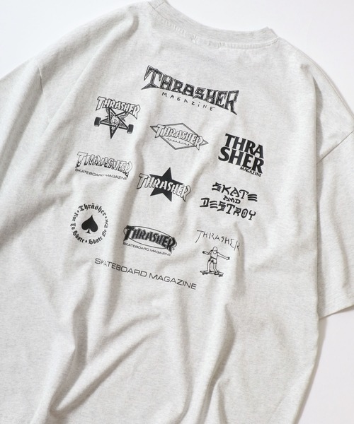 THRASHER(スラッシャー)の「THRASHER(スラッシャー)ブランドロゴバックプリントTシャツ メンズ レディース ユニセックス(Tシャツ/カットソー・メンズ・ホワイト/ホワイト系その他/ブラック/ブラック系その他2/アッシュグレー/ブラック系その他/ホワイト系その他2/ブラック系その他3/グリーン系その他/ブルー系その他/ブラック系その他4/ホワイト系その他3/グリーン/グリーン系その他2/ブルー系その他2/ブラック系その他5/ホワイト系その他4/ブルー・M/L)」の12枚目の写真
