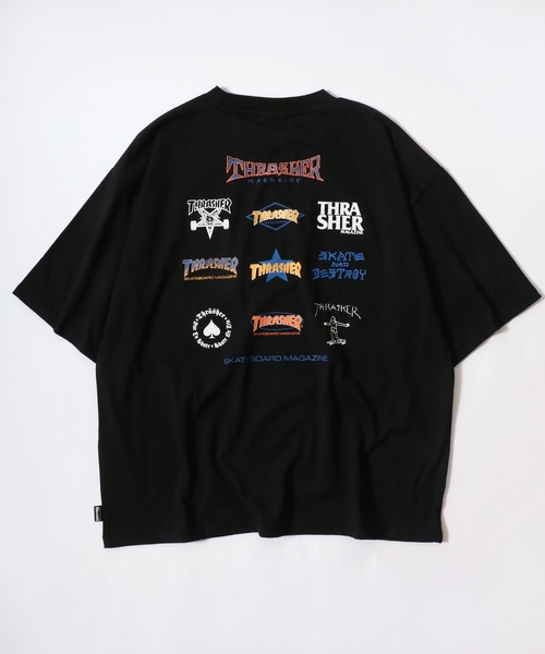 セール】THRASHER（スラッシャー）ブランドロゴバックプリントT