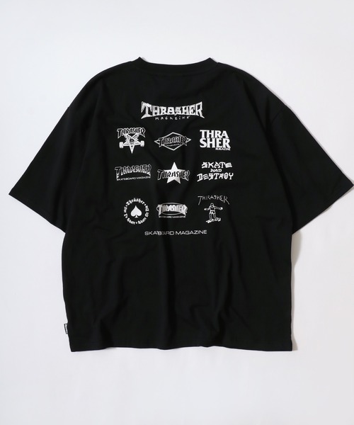 セール】THRASHER（スラッシャー）ブランドロゴバックプリントT