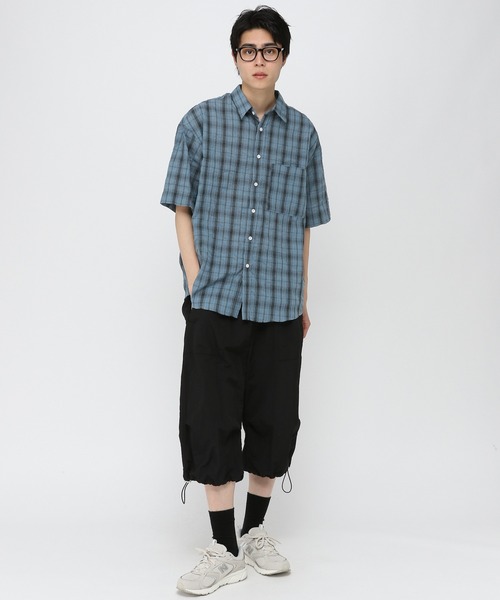 LAND MUSEUM(ランドミュージアム)の「LAND MUSEUM/ナイロンバミューダショートパンツ(その他パンツ・メンズ・ブラック/グレー・FREE)」の14枚目の写真