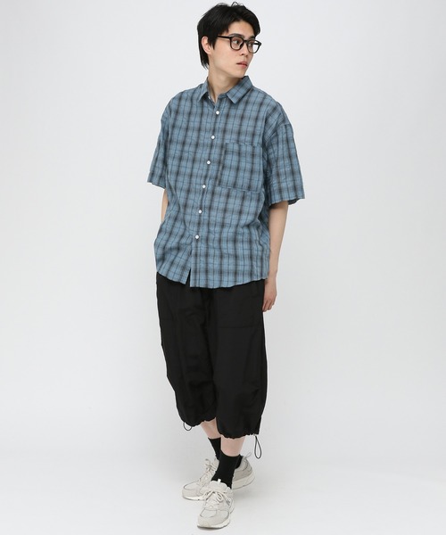 LAND MUSEUM(ランドミュージアム)の「LAND MUSEUM/ナイロンバミューダショートパンツ(その他パンツ・メンズ・ブラック/グレー・FREE)」の15枚目の写真