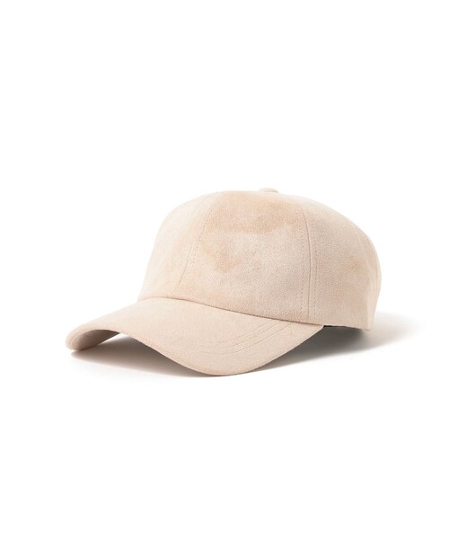 Ray BEAMS（レイビームス）の「スエード調 キャップ（キャップ・レディース・サックスブルー/ベージュ/ダークブラウン・ONE SIZE）」の4枚目の写真