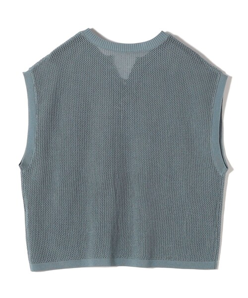 メッシュコンビネーションタンクトップ/トップス/ファッション
