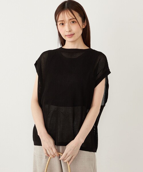 【新品・未使用】シップス  SHIPS ニット☆ SHIPS Colors:2WAY メッシュ ニット × タンクトップ セット