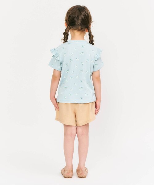 apres les cours（アプレレクール）の「【WEB限定/ジュニア対応】デイリーショートパンツ（その他パンツ・キッズ・ベージュ/チャコール/チェック/ラベンダー/ミント・100/120/90/80/110/130/140）」の7枚目の写真