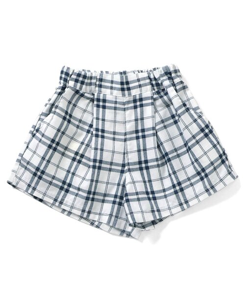 apres les cours（アプレレクール）の「【WEB限定/ジュニア対応】デイリーショートパンツ（その他パンツ・キッズ・ベージュ/チャコール/チェック/ラベンダー/ミント・100/120/90/80/110/130/140）」の19枚目の写真