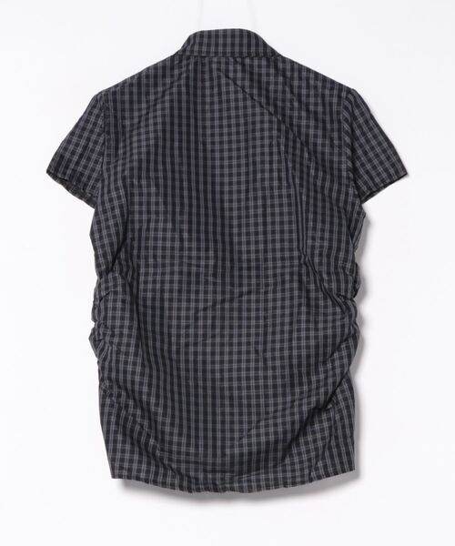 Uenui（ウニュイ）の「w ribbon check blouse（その他トップス・レディース・ネイビー・FREE）」の2枚目の写真