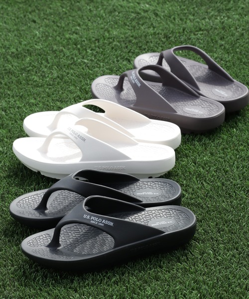 U.S. POLO ASSN.(ユーエスポロアッスン)の「【U.S. POLO ASSN./ユーエスポロアッスン】リカバリー EVAトングサンダル(サンダル・メンズ・ダークブラウン/ブラック/アイボリー・M/L/LL)」の22枚目の写真