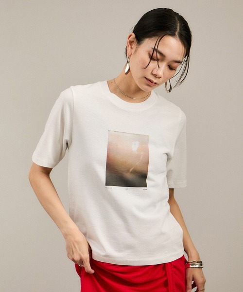 tシャツ Yasuko Hirano / 平野泰子 ARTプリントコンパクトT レディース Yasuko Hirano / 平野泰子 ARTプリントコンパクトT（Tシャツ