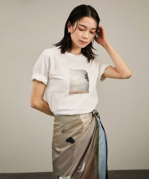 tシャツ Yasuko Hirano / 平野泰子 ARTプリントコンパクトT レディース Yasuko Hirano / 平野泰子 ARTプリントコンパクトT（Tシャツ