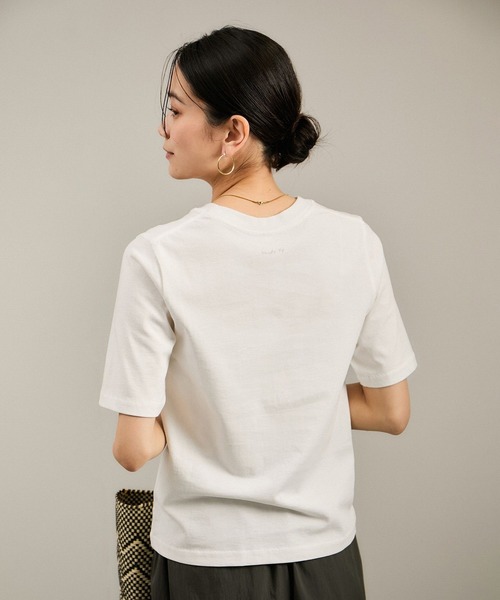 tシャツ Yasuko Hirano / 平野泰子 ARTプリントコンパクトT レディース SALON adam et rope' tシャツ Yasuko Hirano / 平野泰子 ART