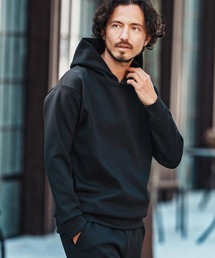 mpa3837- Print Cardboard Knit Parka パーカー