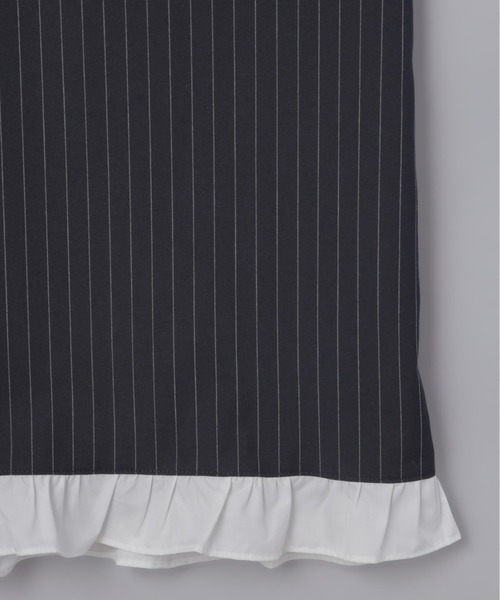 Olu.（オルドット）の「ストライプサイドフリルスカート[セットアップ可能]（スカート・レディース・グレー/ネイビー・0/1）」の14枚目の写真