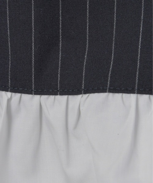 Olu.（オルドット）の「ストライプサイドフリルスカート[セットアップ可能]（スカート・レディース・グレー/ネイビー・0/1）」の16枚目の写真