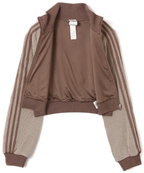 新品L adidas ニット トラックトップ ワッフル KC2618 アディダス ニット トラックトップ（ジャージ） - ベージュ