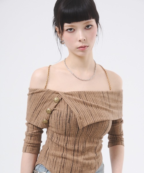 d.i.a トップス オフショルニットソートップス（Tシャツ/カットソー）｜d.i.a.