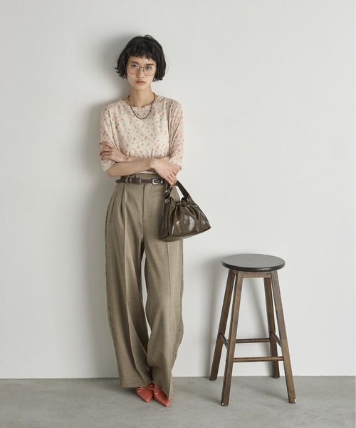 THE YOn（ザヨン）の「合皮ワンハンドルギャザーバッグ（ハンドバッグ・レディース・カーキブラウン/ワインレッド/ブラック・FREE）」の16枚目の写真