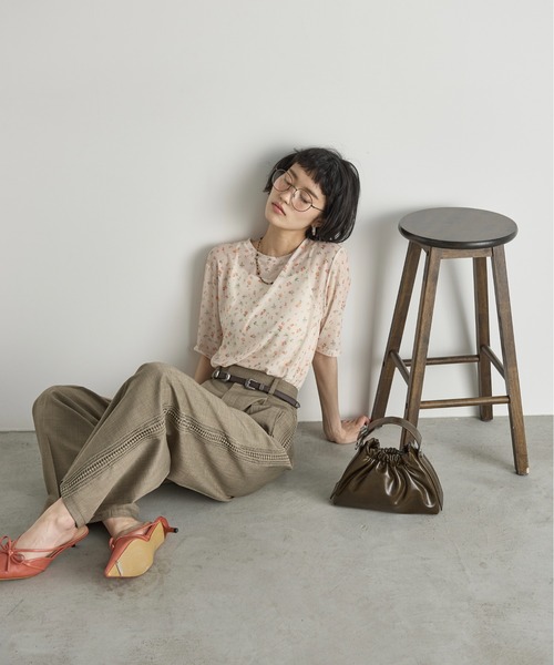 THE YOn（ザヨン）の「合皮ワンハンドルギャザーバッグ（ハンドバッグ・レディース・カーキブラウン/ワインレッド/ブラック・FREE）」の20枚目の写真