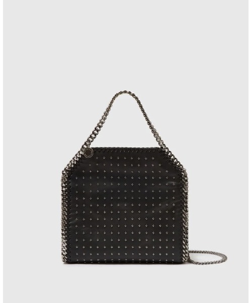 ◆入手困難◆【StellaMcCartney】ファラベラ スタッズミニトート Women ピッチブラック ファラベラ スタッズ ミニ トートバッグ